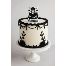 Gotik Wednesday Addams Pasta Süsü