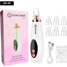Dempower Black Skin Dijital Göstergeli 6 Başlıklı Cilt Temizleme Vakum Aleti