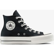 Converse Chuck Taylor All Star Lift Platform Floral Kadın Siyah SNEAKER.001