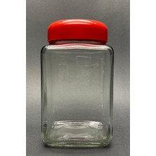 2 Lt Köşeli Cam Kavanoz ROYALEKS-12623