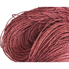 Bordo Renk Kağıt Ip 1 Bağ 25