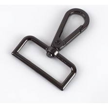 Kare Yay Kanca 3cm (10 Adet) Siyah Çanta Aksesuarı