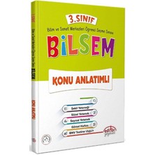 3. Sınıf Bilsem Konu Anlatım Kitabı / Kolektif / Editör Yayınevi / 9786052804575