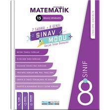 8. Sınıf Matematik Sınav Modu 15 Deneme / Kolektif / Pruva Akademi / 9786057719447