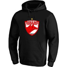 Dinamo București 1948 Kulüp Büyük Logo Baskılı Pamuklu Hoodie Sweatshirt