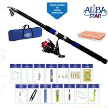 Albastar Çantalı Göl ve Deniz Olta Seti 350CM BTS012