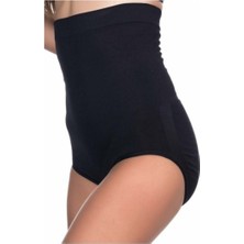 Kadın Yüksek Bel Slip Korse Siyah