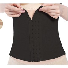 Kadın Siyah Agraflı Bel Korsesi