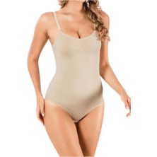 Kadın 1 Beden Küçülten Askı Ayarlı Çıtçıt Body Korse