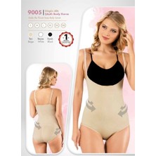 9005 Göğüs Altı Çıtçıtlı Body Korse