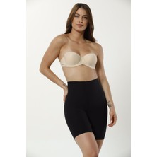 Kadın Lazer Kesim Siyah Hayalet Korse Dizüstü Paçalı Korse 2001