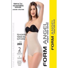 Kadın Lazer Kesim Yüksek Bel Slip Korse 2 Beden Inceltme Garantili