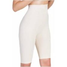 Kadın Bej Yüksek Bel Uzun Paçalı Toparlayıcı Korse