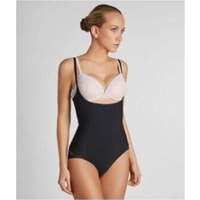 Kadın Siyah Form Angel Gögüs Altı Çıtçıtlı Body Korse