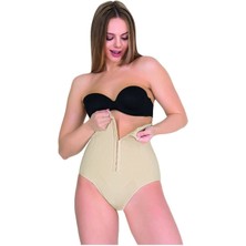 Kadın Ten Yüksek Bel Slip Korse