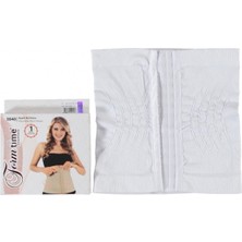 Kadın  Beyaz Agraflı Bel Korse L/xl