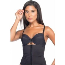 Kadın Siyah Agraflı Bel Korse