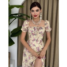 Mottisfashion Zeze Balon Kol Elbise