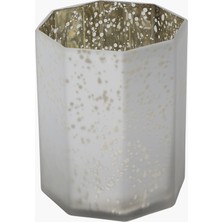 Bardak Mumluk Altıgen Beyaz 13X13X15CM