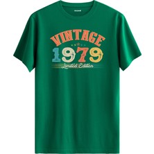 Colermi Echo Vintage Tişört 1979 Tarihli Doğum Günü Hediyesi Bisiklet Yaka  Vintage Tshirt