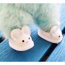 Mini Tavşan Desenli Model Oyuncak Bebek Ayakkabı Aksesuarı