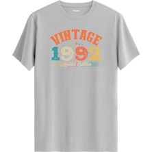 Colermi Echo Vintage Tişört 1992 Tarihli Doğum Günü Hediyesi Bisiklet Yaka  Vintage Tshirt