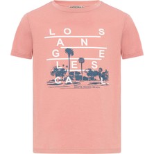 Routefield Tres Kids Unisex Çocuk Pembe Tişört