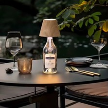 Cam Şise Üzeri Dekor Lambası Şarjlı Gün Işığı Ayarlanabilir Işık Şiddeti