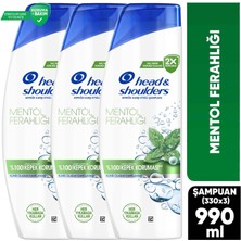 Head&shoulders Mentol Ferahlığı Şampuan 330MLX3