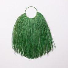 Mylamp Simge 85X85 cm Yeşil Boyalı Deniz Sazı Duvar Dekoru