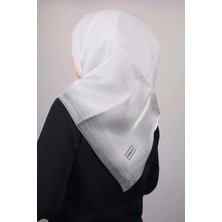 Düz Renk Kenarları Renk Geçişli Abiye Kehribar Eşarp