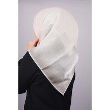 Düz Renk Kenarları Renk Geçişli Abiye Kehribar Eşarp