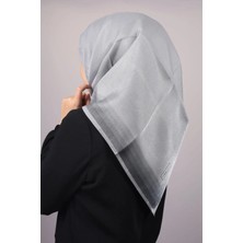 Düz Renk Kenarları Renk Geçişli Abiye Kehribar Eşarp