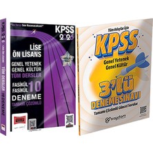 2026 Kpss Lise Ön Lisans Tüm Dersler Fasikül Fasikül 10 Deneme - 3 Deneme