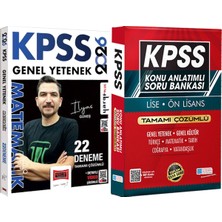 2026 Kpss Tamamı Çözümlü Matematik 22 Deneme Ilyas Güneş - Lise Önlisans Konu Ant. Soru