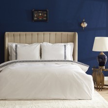 Nautica Home Rattan Navy Percale %100 Pamuk Çift Kişilik Nevresim Takımı