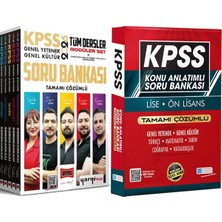 2026 Kpss Tüm Dersler Çözümlü Modüler Soru Bankası Seti (5 Kitap) - Lise Önlisans Konu Ant. Soru