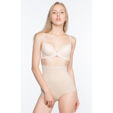 Kadın Bej Yüksek Bel Slip Korse