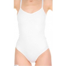 Kadın Beyaz Formtime Çıtçıtlı Body Korse