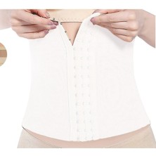 Kadın Beyaz Agraflı Bel Korsesi