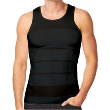 Erkek Siyah Slim N Lift Korse Atlet Tipi Toparlayıcı Göbek Incelten