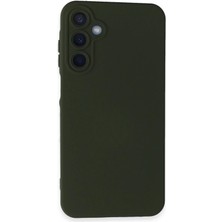 Samsung Galaxy A15 4g Kılıf Nano Içi Kadife Silikon - Koyu Yeşil - UST4549-4603