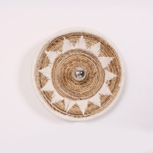 Mylamp Inka 40X9 cm Çap- Doğal Abaka Aplik