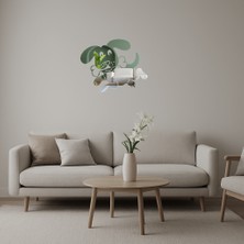 Kemik Tutan Zıplayan Köpek Dekoratif Aynalı Tablo - UST1246-9586