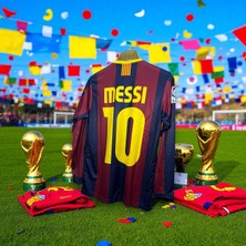 Efsane 09/10 Barcelona Messi Uzun Kollu Forma Halısaha Forması