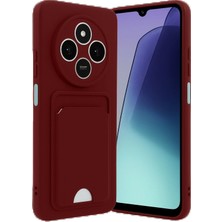 Xiaomi Redmi 14C Kelvin Kartvizitli Silikon - Bordo - UST9465-9650