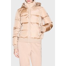 Armani Exchange Kapitoneli Regular Fit Sabit Kapüşonlu Mont Bayan Mont XW000228 AF12286 U1051