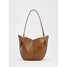 Büzgülü Shopper Kadın Omuz Çantası