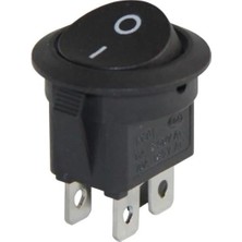 Yuvarlak 4 Pinli Işıksız On-Off Anahtar IC-133-4