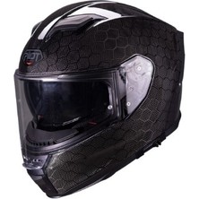 Pilot Stealth Iı Sv Hexagon Carbon Kapalı Motosiklet Kaskı